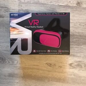 Vibe VR Headset in Black and Pink